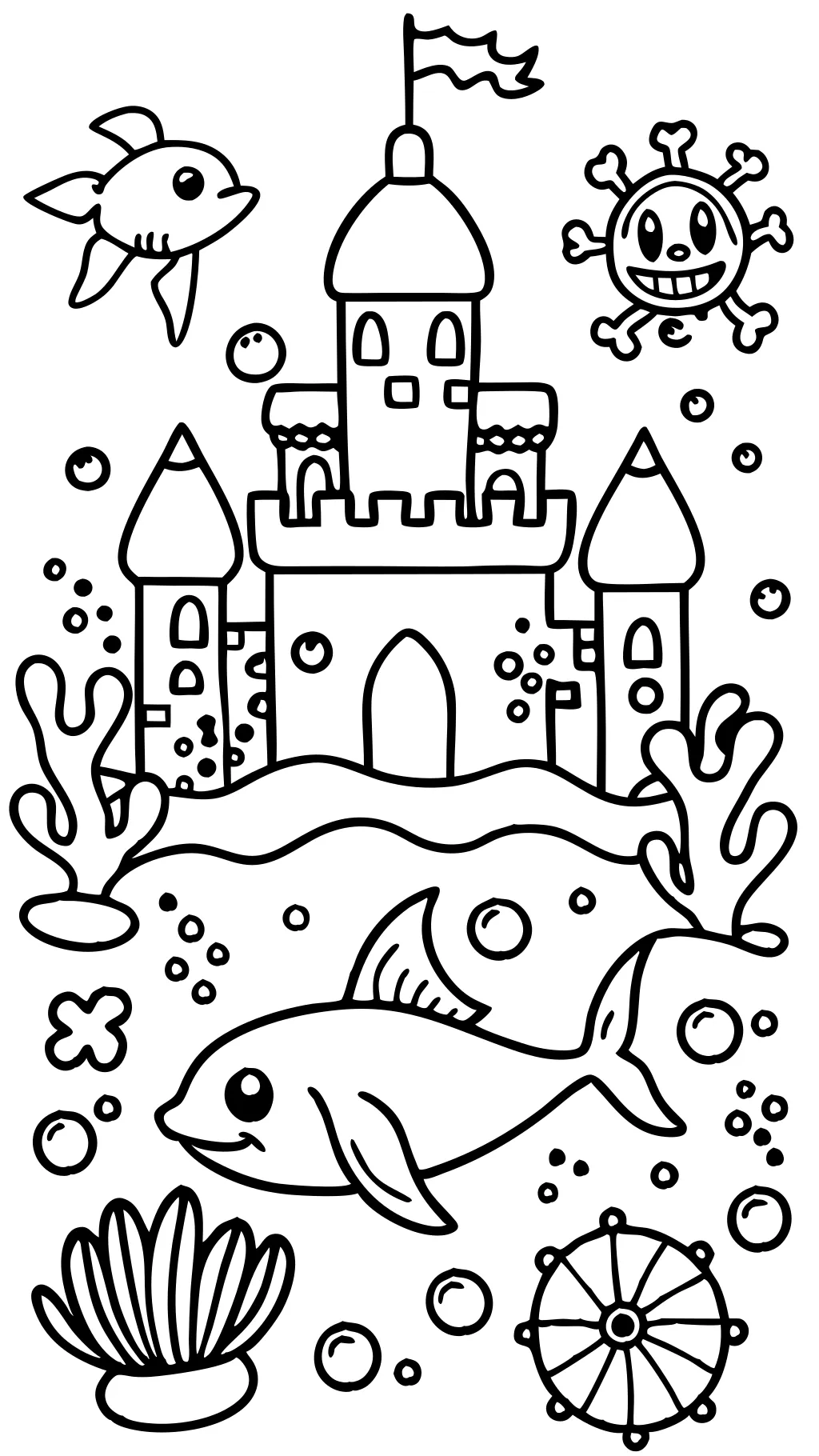 underwater coloring pages